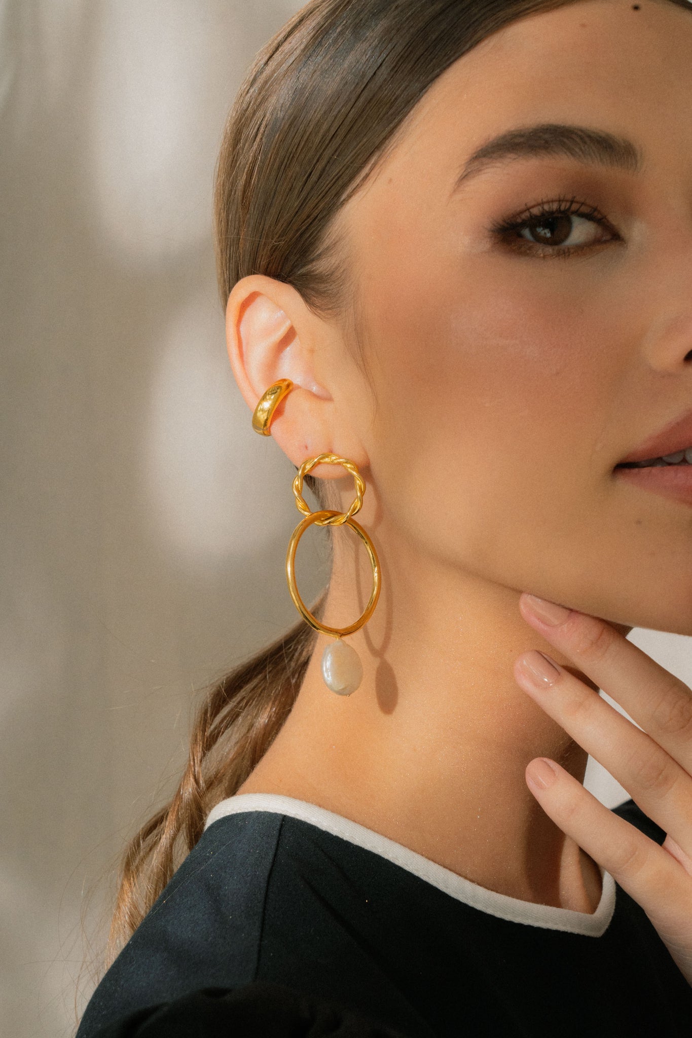 Luna Ear Cuff – Hamesha Jewelry